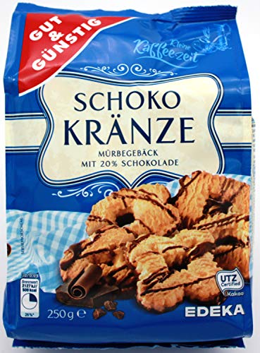 Gut & Günstig Schokokränze, 10er Pack (10 x 250g) von Gut & Günstig