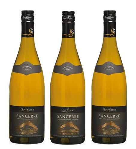 3x 0,75l - 2023er - Guy Saget - Sancerre A.O.P. - Loire - Frankreich - Weißwein trocken von Guy Saget