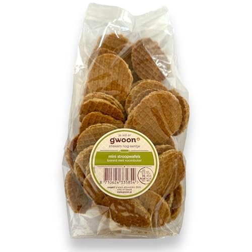 1x Gwoon Mini Stroopwafels 300g I Stroopwaffeln aus den Niederlanden I holländische Kekse I Stroop I Karamell von Gwoon