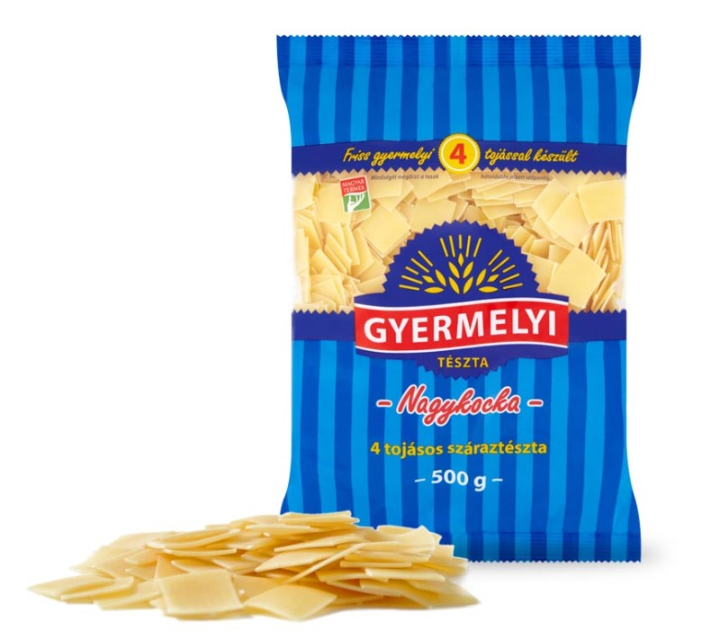 Nagykocka - Grosser Würfel mit 4 Eiern 500g | Gyermelyi von Gyermelyi TÉSZTA