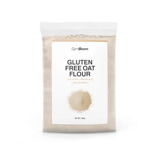 GymBeam Glutenfreies Hafermehl - Glutenfrei, hochwertiges Hafermehl, ideal für Porridge, Desserts & Pizzateig, proteinreich, ballaststoffhaltig, zuckerfrei, vegan, für süße & salzige Rezepte, 500 g von GymBeam