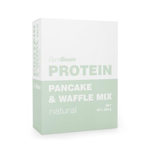 GymBeam Protein Pfannkuchen & -Waffel Mix - 500 g, leckere vorgefertigte Protein-Backmischung mit Molkenkonzentrat, hoher Proteingehalt, gute Ballaststoffquelle (500 g, Ohne Geschmack) von GymBeam