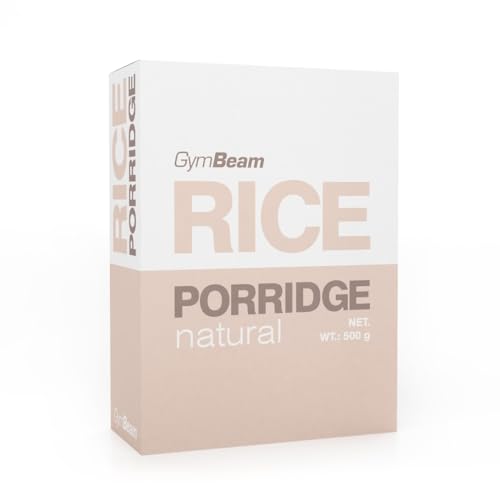 GymBeam Reis-Porrige - Instant-Brei für schnelle Zubereitung, leicht verdaulich, ideal als Frühstück oder gesunder Snack, Glutenfrei (Natural) von GymBeam