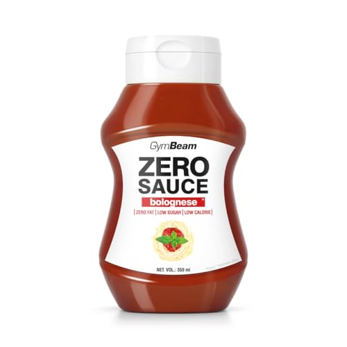 GymBeam ZERO SAUCE Bolognese - kalorienarme Bolognese Sauce, nur 16 kcal pro 100 ml, fettfrei, zuckerarm, köstlicher Geschmack, cremige Konsistenz, perfekt für Pasta, praktische Dosierung, 6 x 350 ml von GymBeam