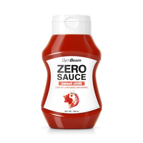 GymBeam ZERO SAUCE Sweet Chilli - Kalorienreduziert und zuckerarm, light Sauce für Fleisch, Gemüse, Salate und Gebäck, fettfrei, praktische Verpackung für einfache Dosierung, 350 ml von GymBeam