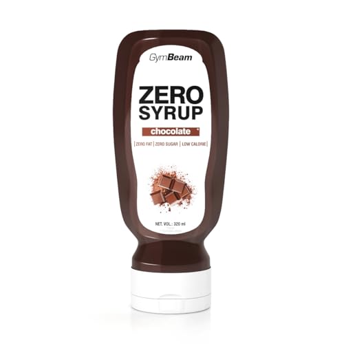 GymBeam ZERO SYRUP – Sauce ohne Zucker, Topping Sirup, Sirup ohne Fett, ideal als Geschmacksverstärker für Pfannkuchen, Waffeln und Desserts, kalorienarm und abnehmfreundlich (Chocolate) von GymBeam