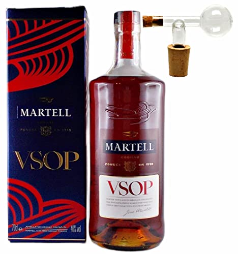 Cognac Martell VSOP + Glaskugelportionierer von H-BO