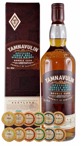 H-BO Tamnavulin double cask Single Malt Whisky + 9 Edelschokoladen in 9 Sorten von H-BO