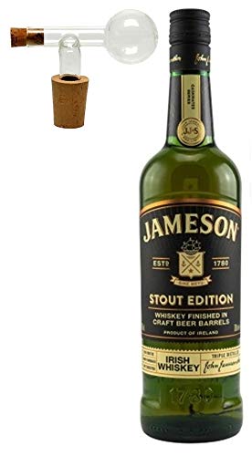 Jameson Caskmates stout Edition irischer Whiskey + 1 Glaskugelportionierer zum feinen Dosieren von H-BO