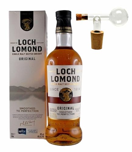 Loch Lomond Original Single Malt Whisky + Glaskugelportionierer zum feinen Dosieren von H-BO