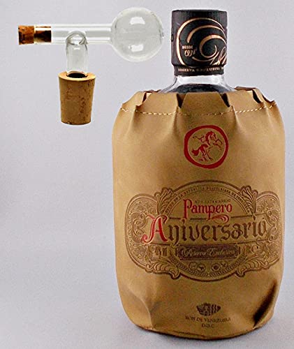 Pampero Aniversario Reserva Exclusiva Rum + Glaskugelportionierer zum feinen Dosieren von H-BO