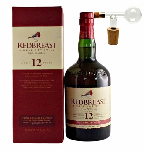 Redbreast 12 Jahre irischer Whiskey Whisky + 1 Glaskugelportionierer zum feinen Dosieren von H-BO