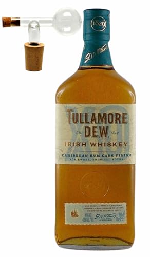 Tullamore Dew XO Caribbean Rum Cask irischer Whiskey + 1 Glaskugelportionierer zum feinen Dosieren von H-BO