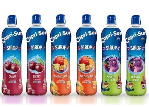 H-O Capri-Sun Sirup Mix mit Multifrucht, Monster Alarm und Kirsche 6x600ml von H-O