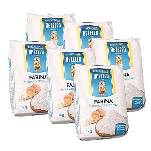 HAB & GUT -LM0016-10- De Cecco Farina di Grano Tenero Tipo 00, (6x1kg) von FOXCUP