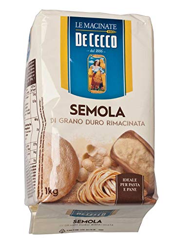 Hartweizengrieß - Semola di Grano Duro, De Cecco, No.176 (1 KG) von BFYSYO