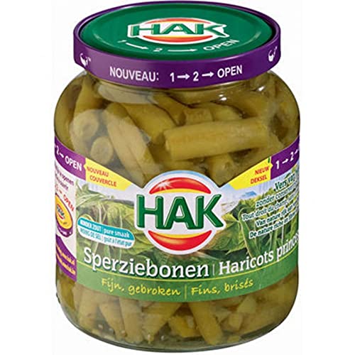 Hak Bohnen Prinzessinnen, fein und gebrochen, 370 ml (Karton mit 12 Stück) von HAK