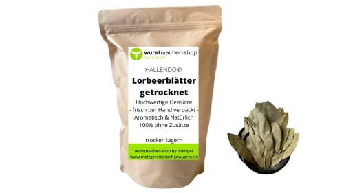 250g Lorbeerblätter getrocknet 1A ohne Zusatzstoffe | wurstmacher-shop by trümper HALLENDO® von HALLENDO