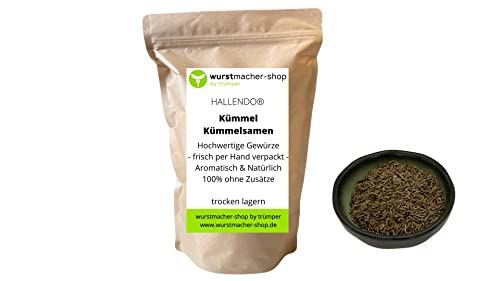 Kümmel ganz Kümmelsaat Kümmelsamen - 250g Kümmel zweijährig Spitzenqualität | wurstmacher-shop by trümper HALLENDO® von HALLENDO