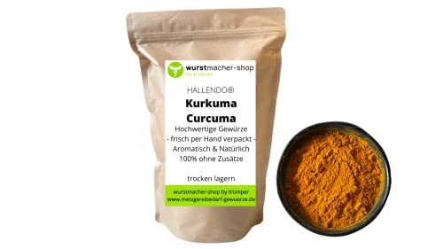 Kurkuma Kurkumawurzel gemahlen - 250g gemahlener Curcuma Gelbwurz | wurstmacher-shop by trümper HALLENDO® von HALLENDO