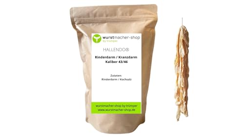 Rinderdarm Kranzdarm Kaliber 43/46 1A 18 Meter Naturdarm | wurstmacher-shop by trümper HALLENDO® von HALLENDO