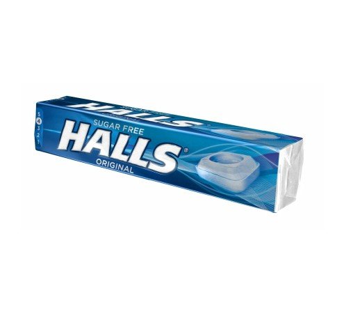 4er PACK Halls HUSTENBONBONS Original ohne Zucker 32g von HALLS