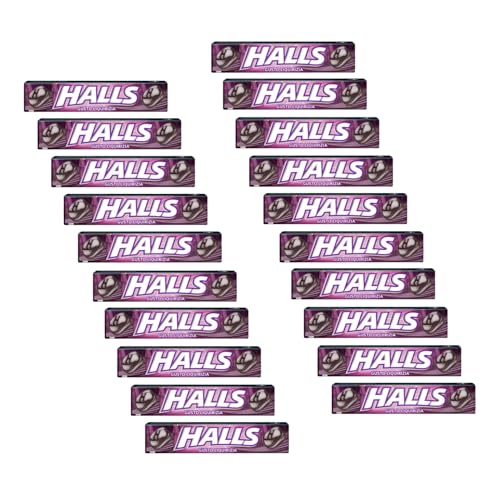 DEU | Halls® | Erfrischende Bonbons ohne Zucker | Halls® mit Süßholz | Bonbons mit Lakritzgeschmack - 20 Stück (640 Gr) von HALLS