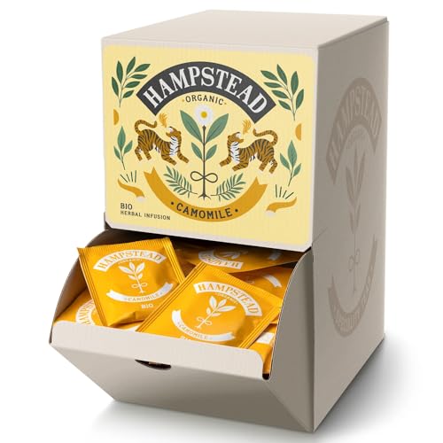 Hampstead® Tea | BIO Kamillen-Kräutertee | Entspannender Kamillenaufguss mit milder Honignote – 250 Filter (312,5 g) | Kamillenbeutel Ho.Re.Ca. von HAMPSTEAD