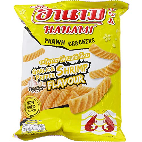 HANAMI - Garnelen Kräcker Knoblauch, 24er pack (24 X 60 GR) von HANAMI