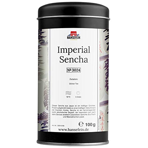 Hansefein Imperial Sencha Grüner Tee 100g in Aromadose von HANSEFEIN