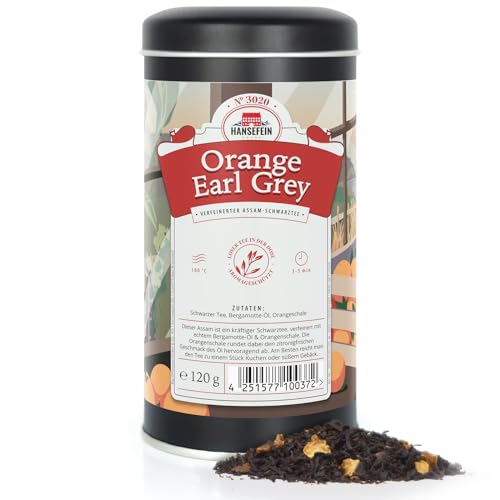 Hansefein Orange Earl Grey Schwarzer Tee 120g in Aromadose von HANSEFEIN