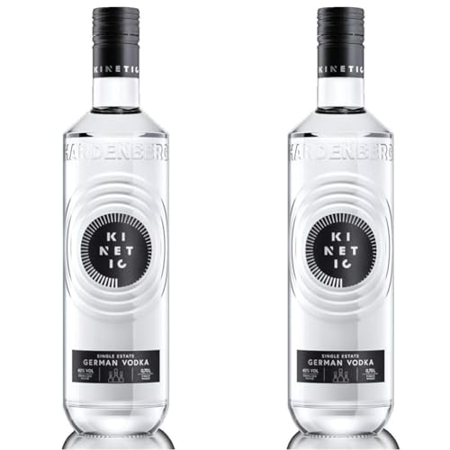 Hardenberg KINETIC Single Estate German Vodka,"Wodka des Jahres " & Grand-Gold Gewinner (International Spirits Award), 0.7 l, 1220 (Packung mit 2) von HARDENBERG