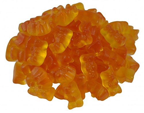 Orangefarbene Gummibären von Haribo (Orange) - 1kg von HARIBO