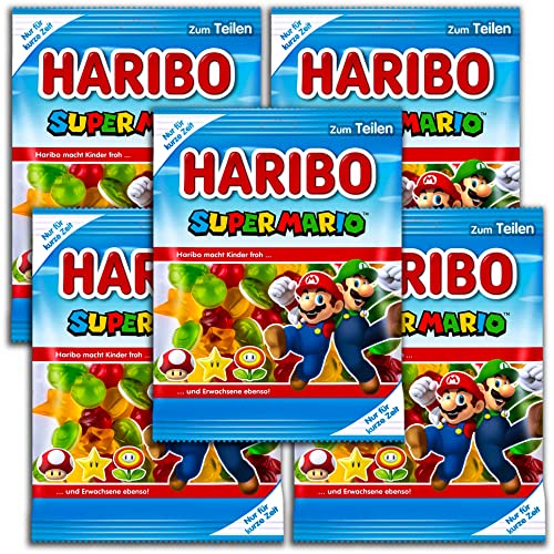 5 er Pack Haribo Super Mario 5 x 175g von HARIBO GmbH & Co. KG Hans-Riegel-Straße 1 53129 Bonn (D)