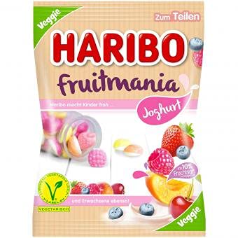 14 Tüten a 175g Haribo Fruitmania Joghurt Fruchtgeschmack von HARIBO