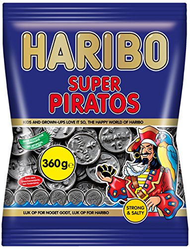 18x HARIBO SUPER PIRATOS 360g Incl. Goodie von Flensburger Handel von HARIBO