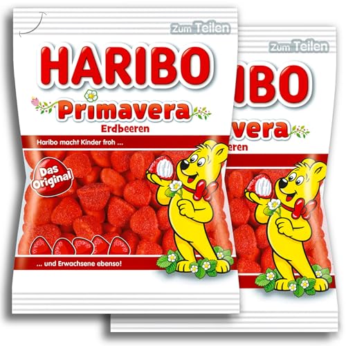 2 er Pack Haribo Primavera Erdbeeren 2x 175g von HARIBO