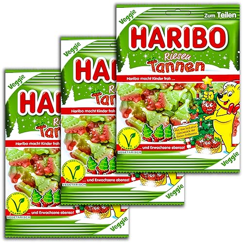 3 er Pack 3 er Pack Haribo Riesen Tannen veggie 3 x 200g von HARIBO