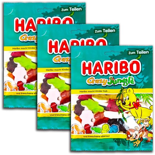 3 er Pack Haribo Crazy Jungle 3 x 175 g von HARIBO