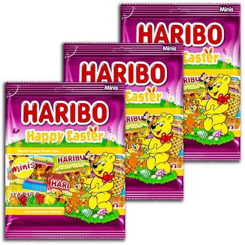 3 er Pack Haribo Happy Easter Minis 3 x 250 g von HARIBO