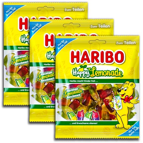 3 er Pack Haribo Happy Lemonade 3 x 175g von HARIBO