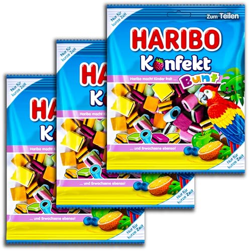 3 er Pack Haribo Konfekt bunt 3 x 175g von HARIBO