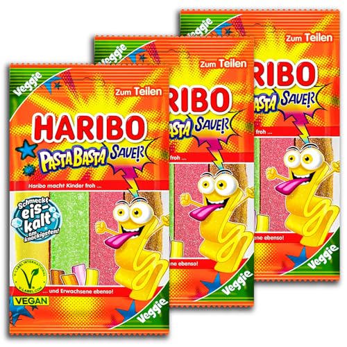 3 er Pack Haribo Pasta Basta sauer vegan 3 x 160g von HARIBO