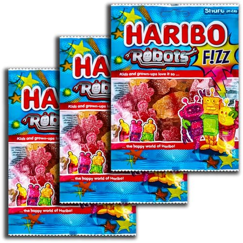 3 er Pack Haribo Robots Fizz 3x150g von HARIBO