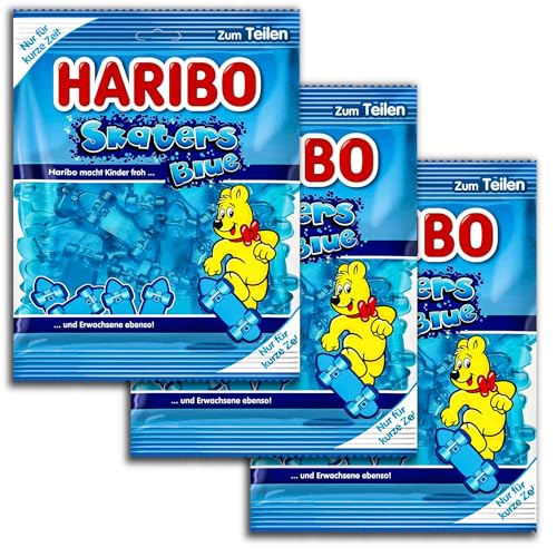 3 er Pack Haribo Skaters Blue 3 x 175g von HARIBO