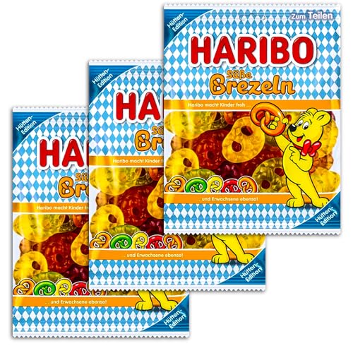 3 er Pack Haribo Süße Brezeln 3 x 175g Fruchtgummi von HARIBO