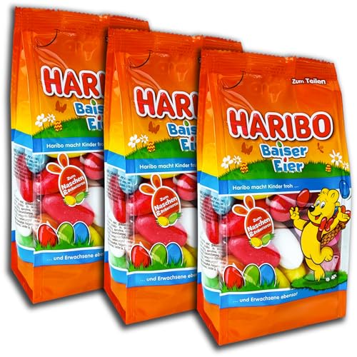 3 er Set Haribo Baiser-Eier Ostereier 3 x 250 g von HARIBO