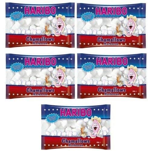 5 Tüten Haribo Chamallows Barbecue a 300 g Marshmallows (5x300g) von HARIBO