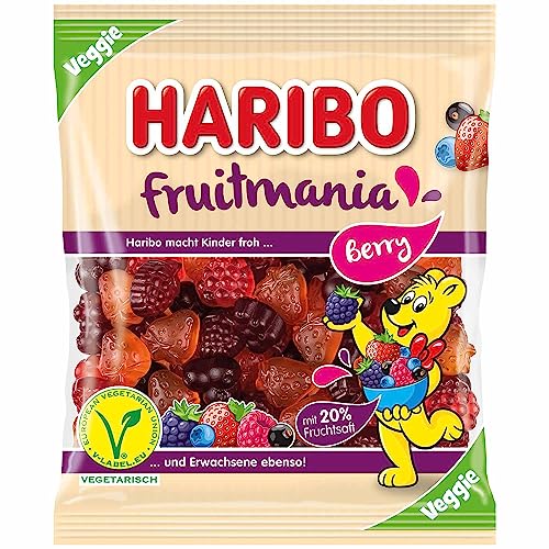 5 er Pack Haribo Fruitmania Berry vegetarisch 5 x 160g von HARIBO