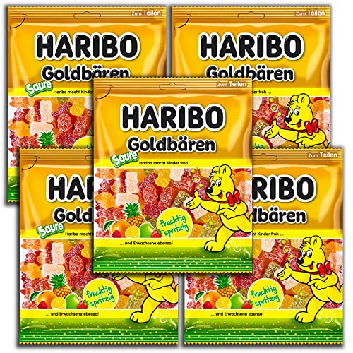 5 er Pack Haribo Saure Goldbären 5 x 175g von HARIBO